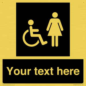 Custom information: black panel disabled and female